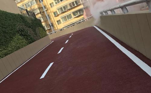 峪泉镇彩色路面